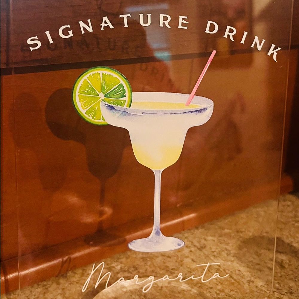 Signature Cocktail Sign - Picture 2 of 5
